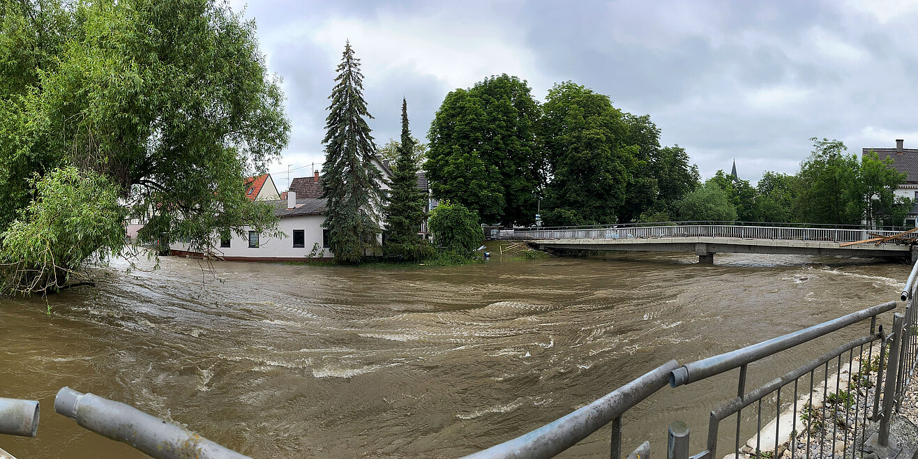 Hochwasser. In Günzburg.