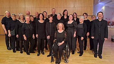 Der Erwachsenenchor Guntia Vox tritt am 11. Dezember in der Frauenkirche Günzburg auf. Foto: Erich Broy