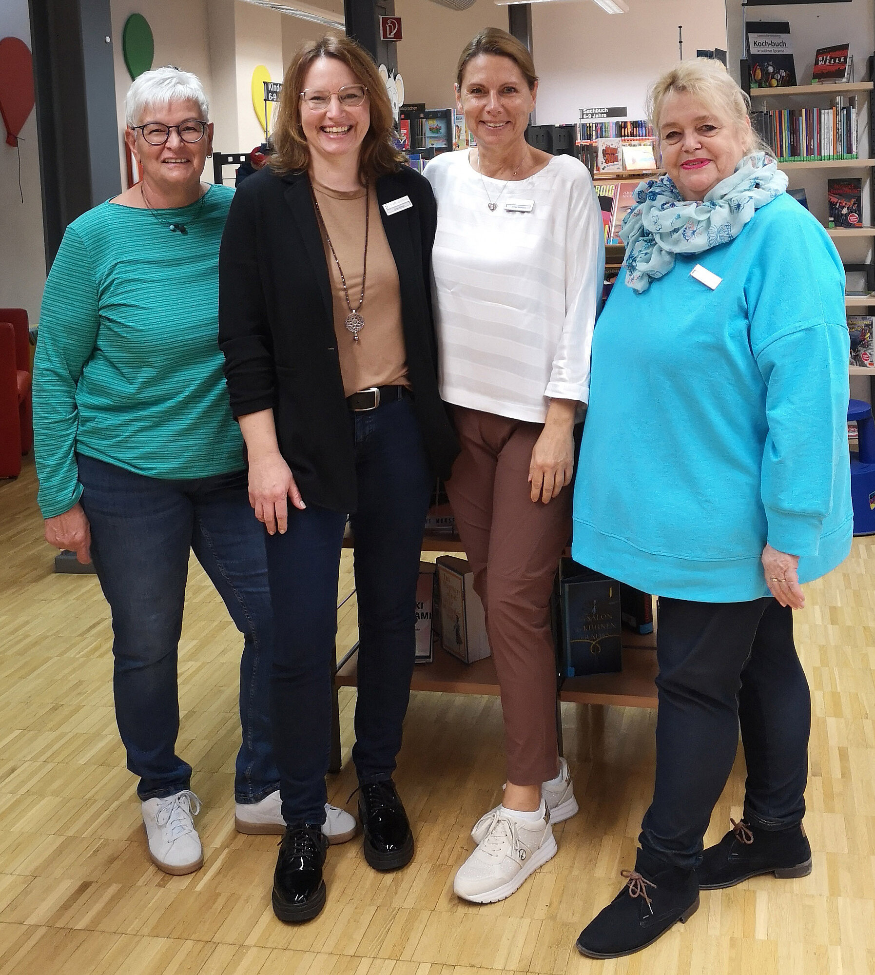 Das Team der Stadtbücherei Günzburg. Foto: Stadt Günzburg