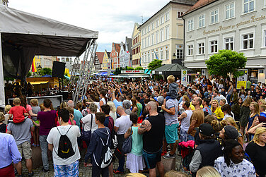 Das Guntiafest findet in Günzburg am 29. und 30. Juni 2024 statt. Wegen der Veranstaltung kommt es zu Verkehrsbeschränkungen. Archivfoto: Bernhard Weizenegger