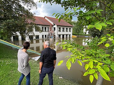 Der Kindergarten St. Martin wurde beim Hochwasser im Juni überschwemmt. Foto: Michael Lindner/ Stadt Günzburg