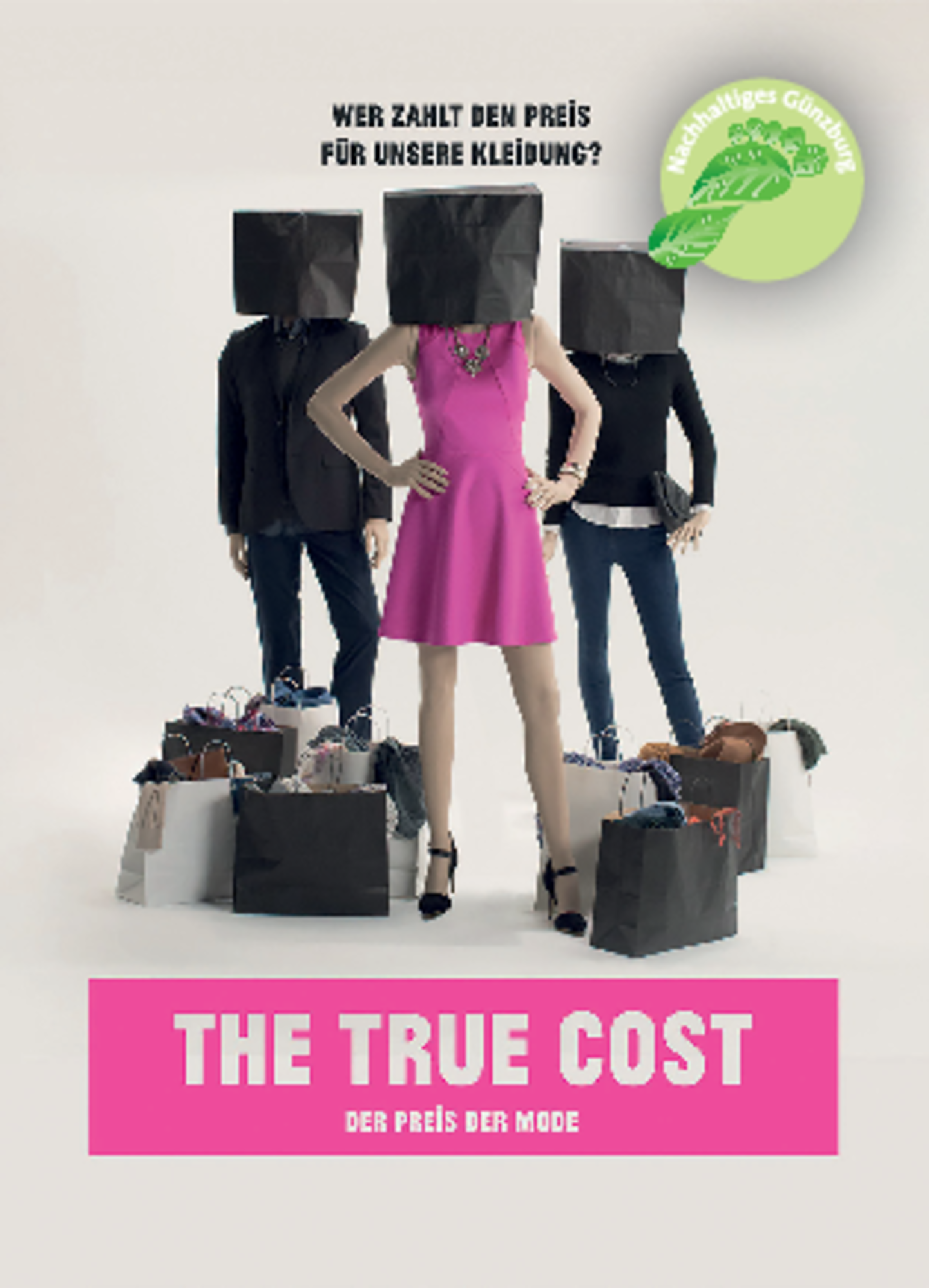 Am 09.10.2024 wird das Jubiläum 10 Jahre 'Nachhaltiges Günzburg' und 10 Jahre 'Fairtrade-Stadt Günzburg' im Kino BIIGZ mit dem Film 'The True Cost - Der Preis der Mode' gefeiert.